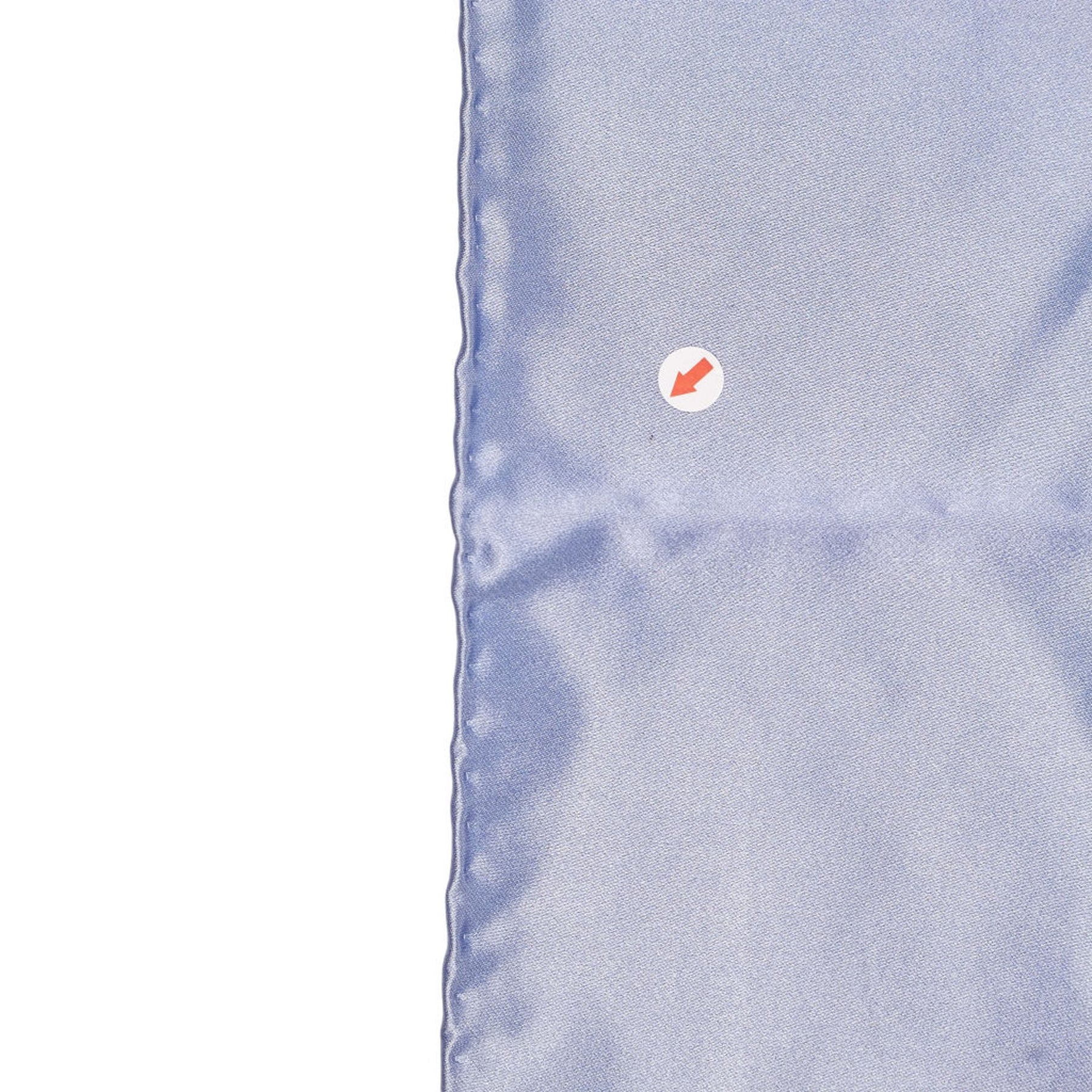 Drake's Blue Silk Pocket Square