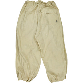 Basic Pleasure Mode Beige Drawstring Trousers