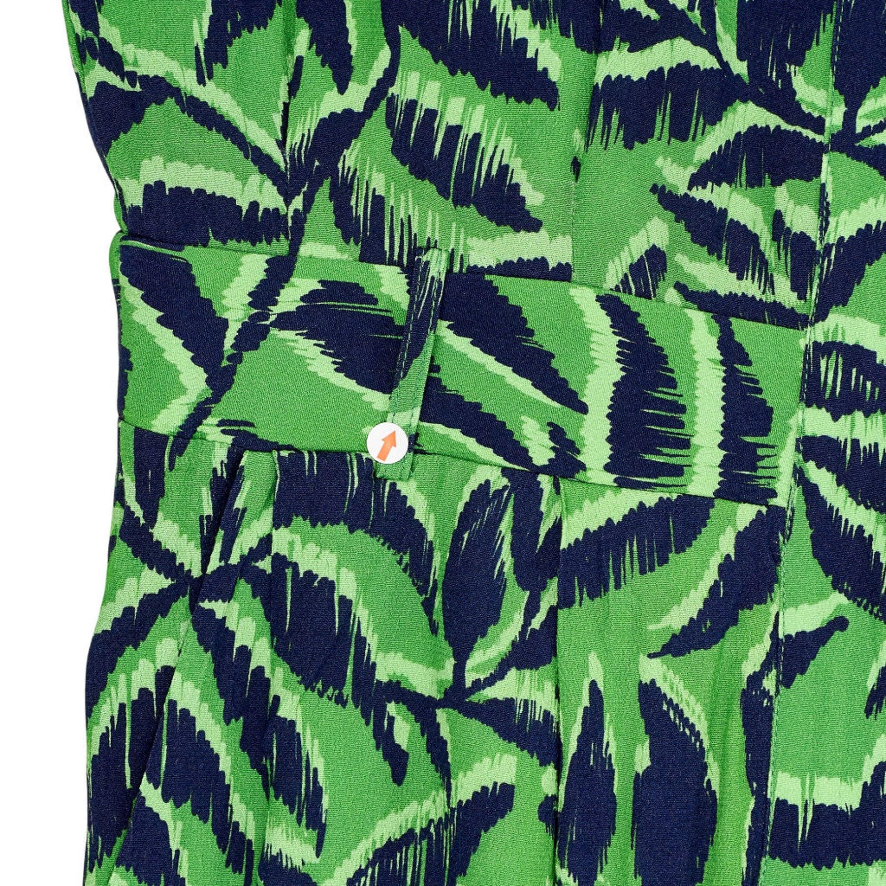 Baukjen Green Leaf Pattern Nadine Jumpsuit