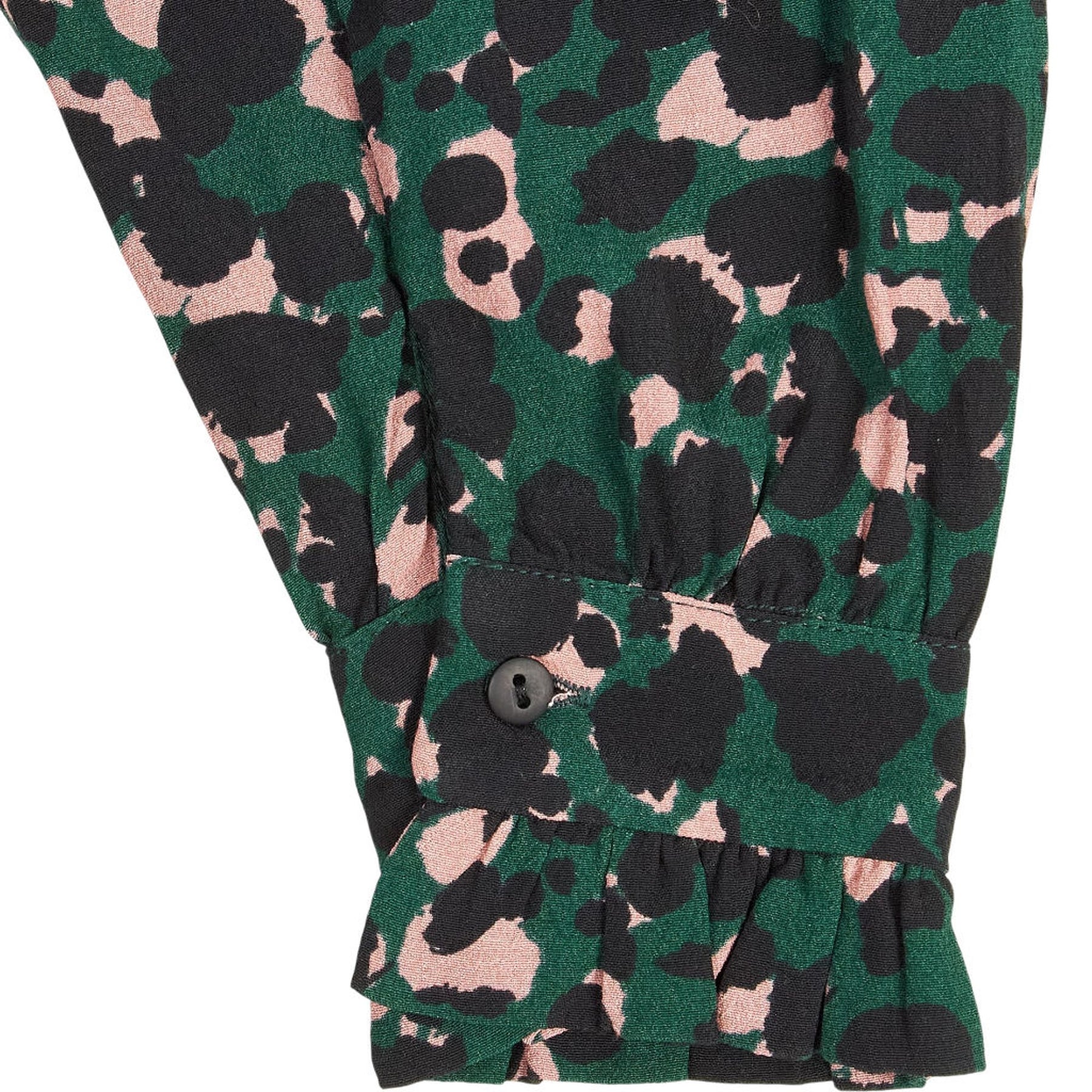 Baukjen Green Patterned Midi Dress