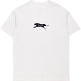 Givenchy White Cotton T-Shirt Feather Print