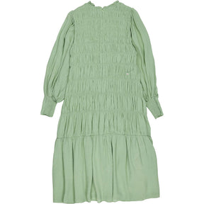 Witchery Green Smocked Midi Dress