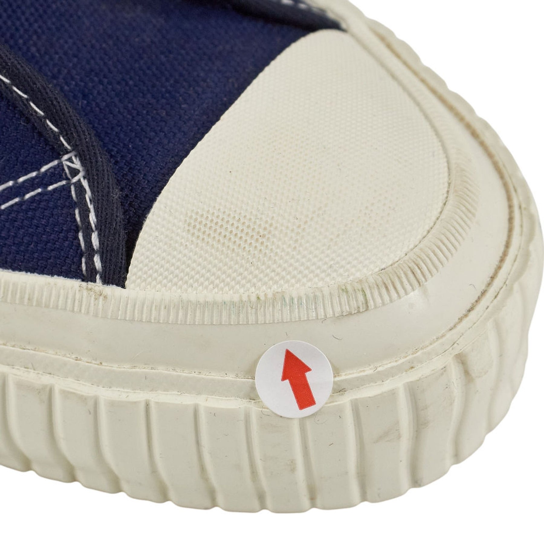 YMC Navy High Top Trainers