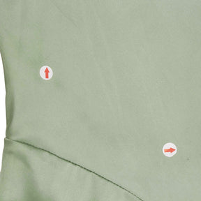 Never Fully Dressed Green Satin Dress