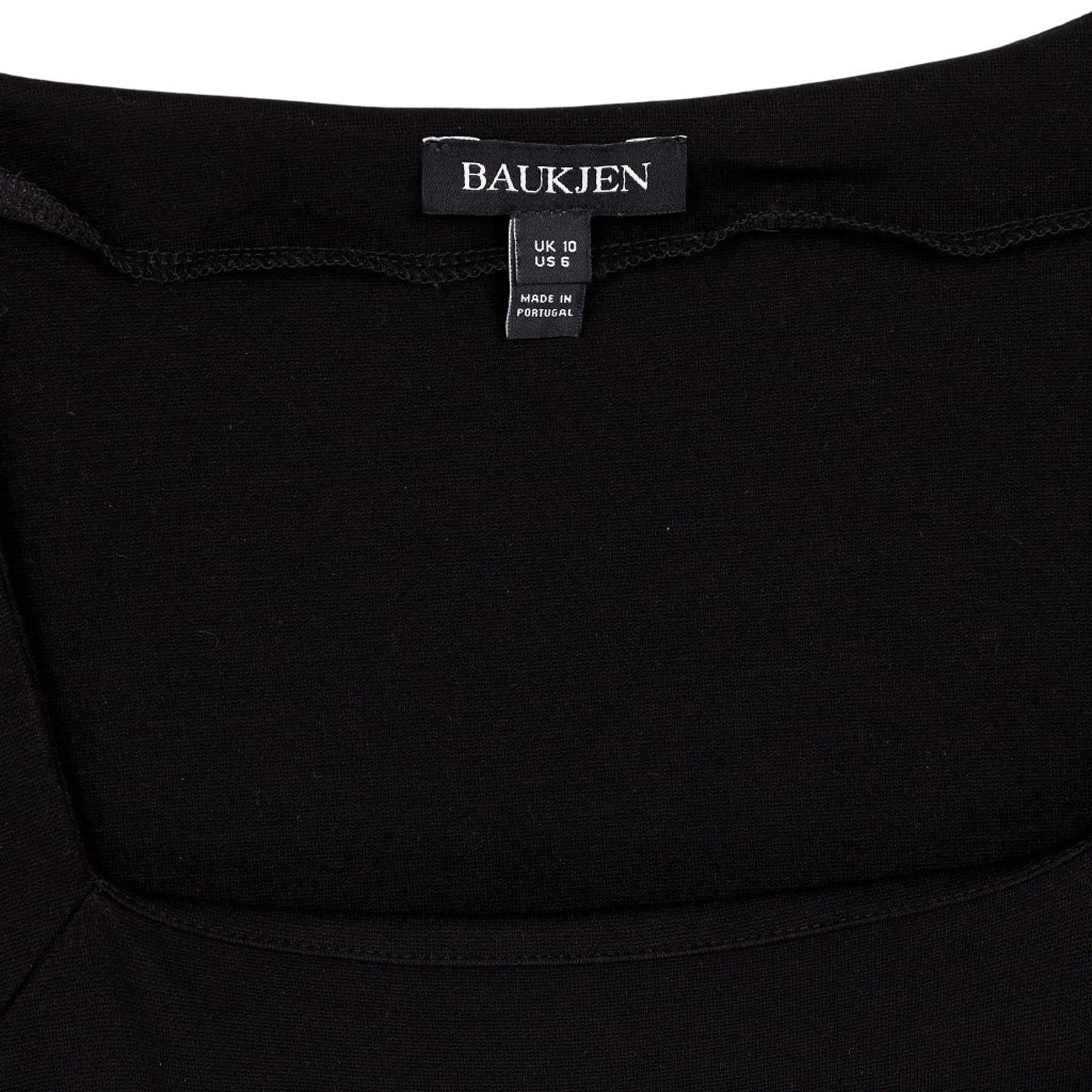 Baukjen Black Square Neck Top