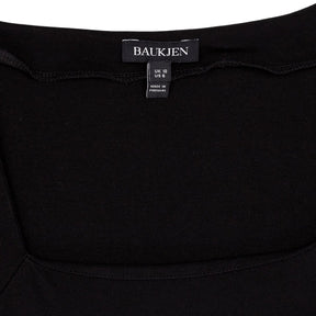 Baukjen Black Square Neck Top