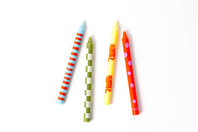 Design Dinner candles - Set of 4 - Colour Me Cool