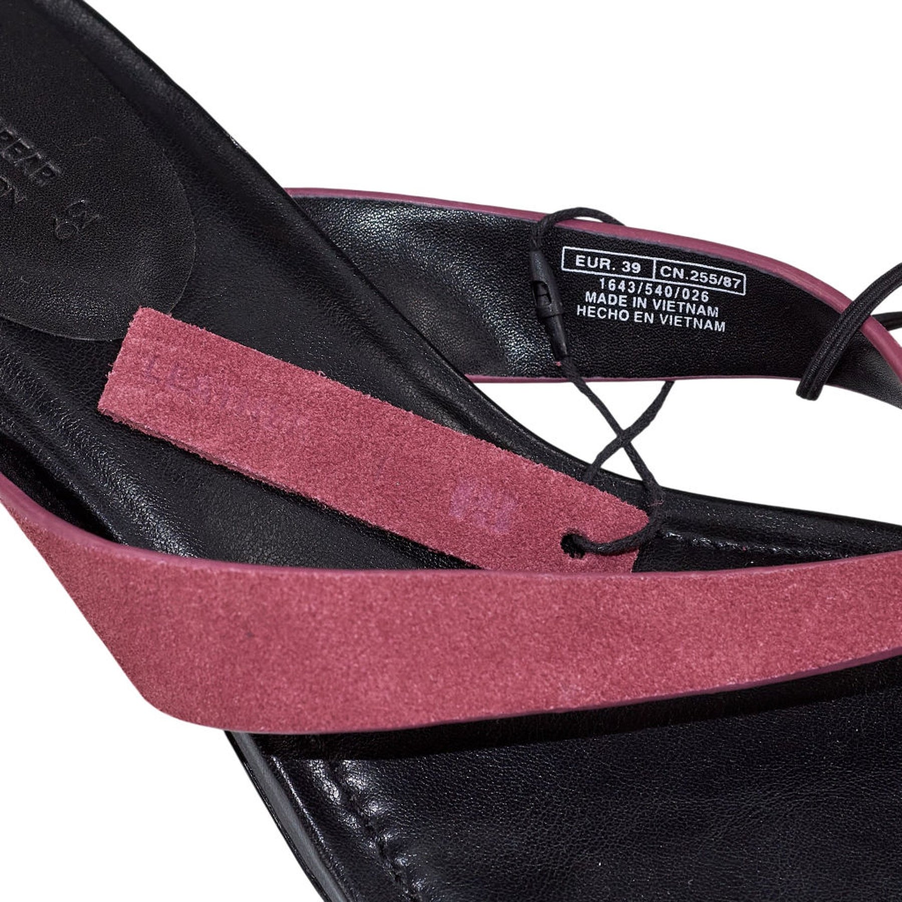Pull & Bear Pink Suede Sandals