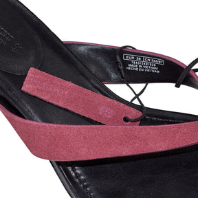 Pull & Bear Pink Suede Sandals