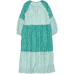 NRBY Green White Printed Dress