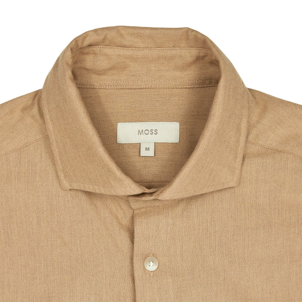Moss Beige Cotton Shirt