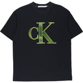 Calvin Klein Black Perforated Logo T-Shirt