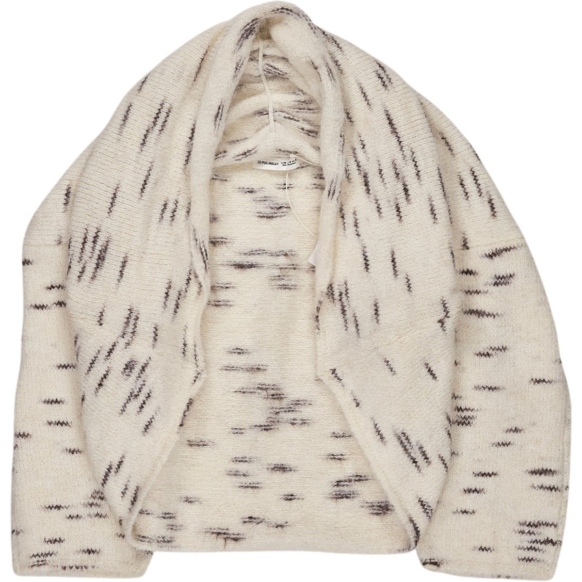 Pull&Bear Cream Patterned Cardigan