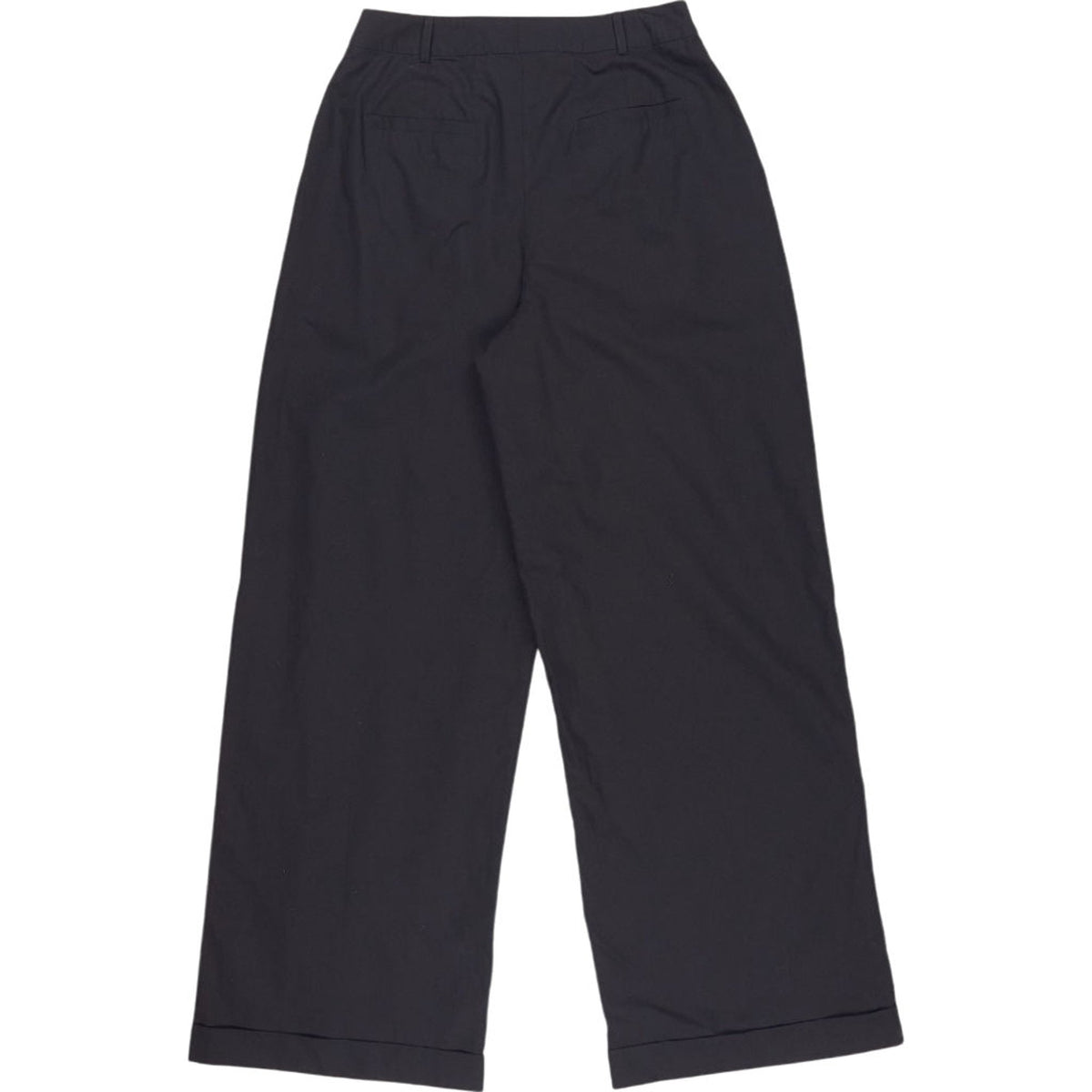 OMNES Black Wide Leg Trousers