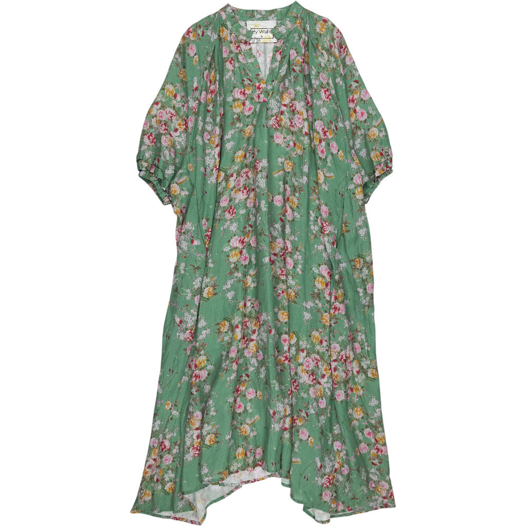 By Walid Green Floral Dress