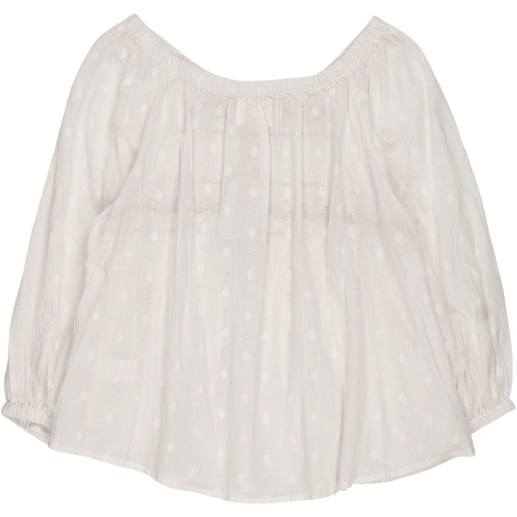 Bonté White Claude Embroidered Top