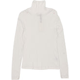 Holzweiler White Long Sleeve Turtleneck Top