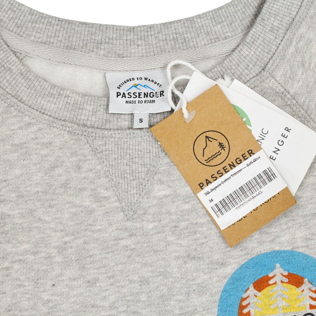 Passenger Grey Organic Cotton Sweatshirt