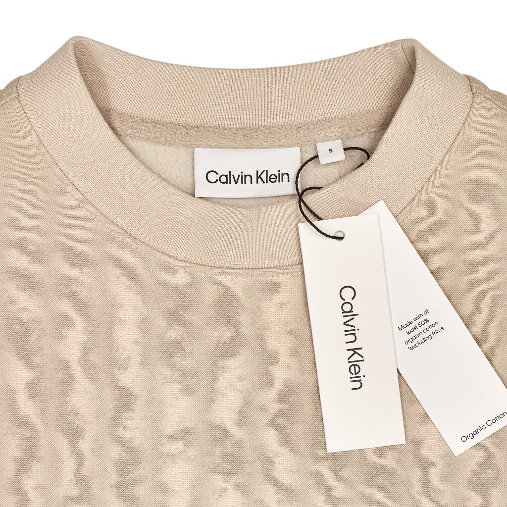 Calvin Klein Beige Logo Sweatshirt