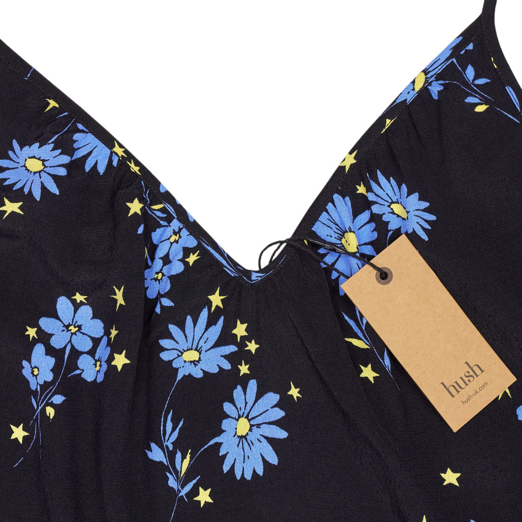 Hush Black Ditsy Daisy Star Cami