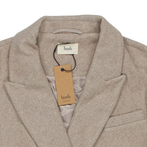 Hush Light Brown Bridget Wool Blazer