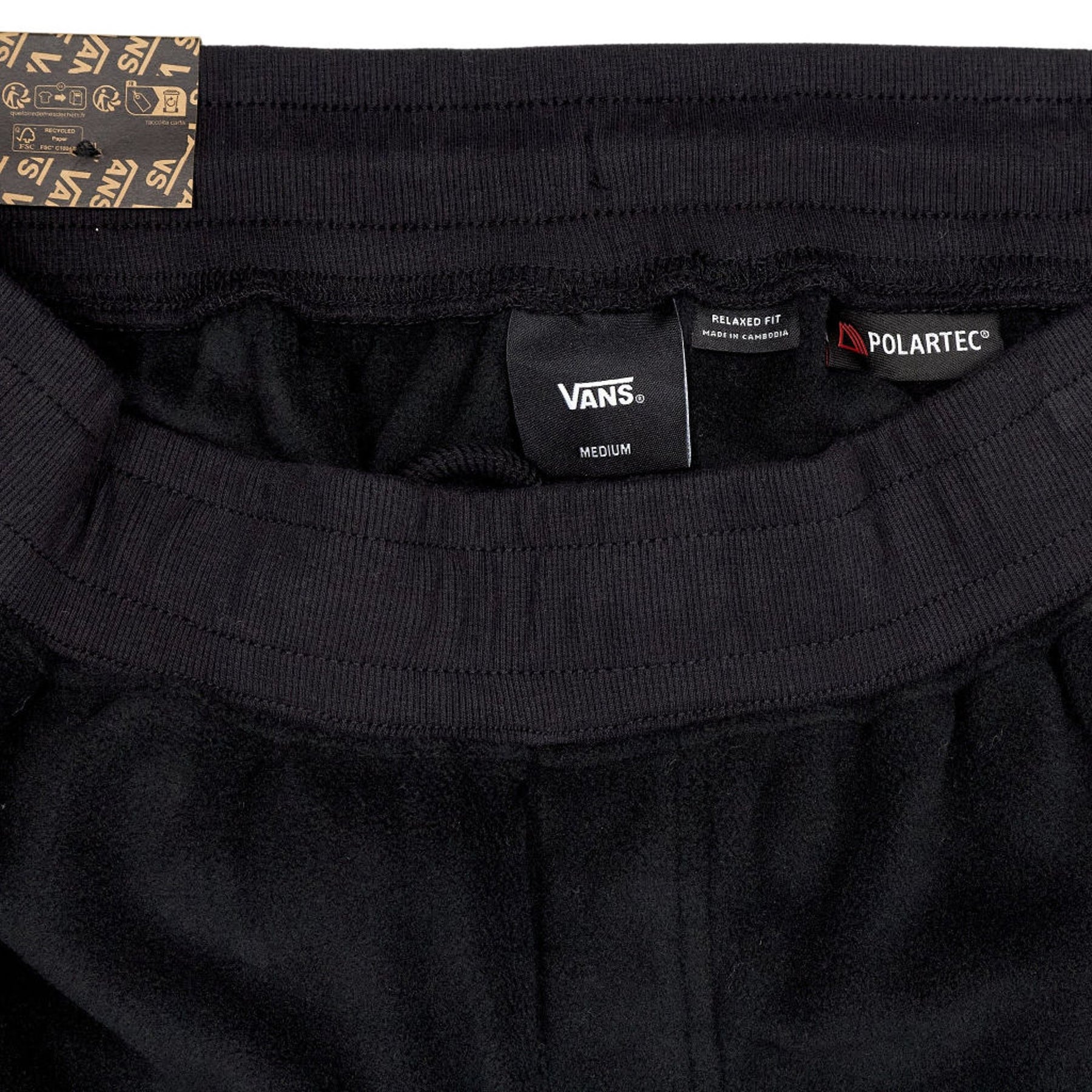 Vans Black Polartec Cargo Pants