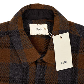 Folk Grey Brown Check Murrey Jacket