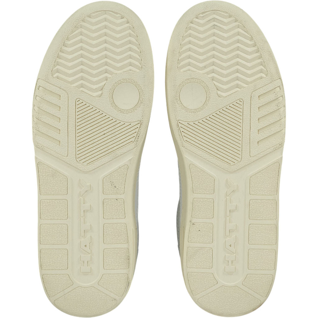 Hatty White Leather Court Sneakers