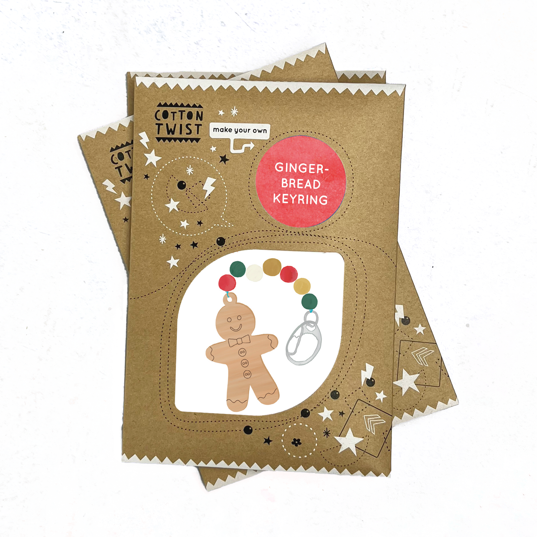 Make Your Own Gingerbread Keyring Craft Kit