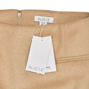 Aligne Beige Wool Skirt