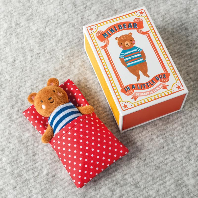 Mini Bear in a Little Box - soft toy