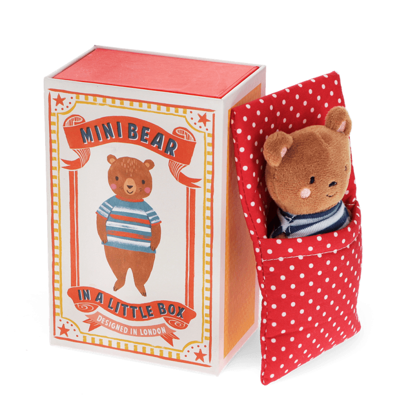 Mini Bear in a Little Box - soft toy