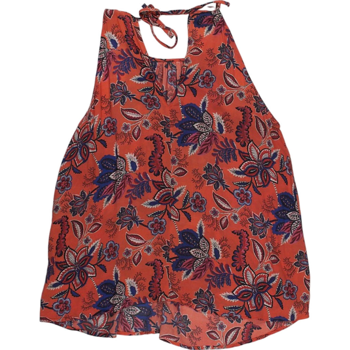 Baukjen Red Floral Tie-Back Top UK 10