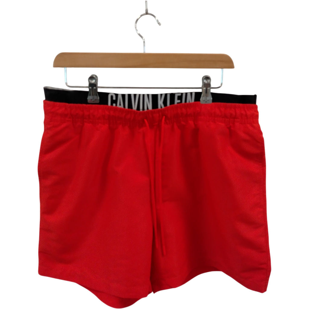 Calvin Klein Red Swim Shorts