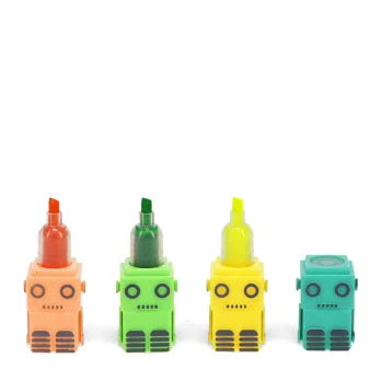 Stackable highlighters set - Robot
