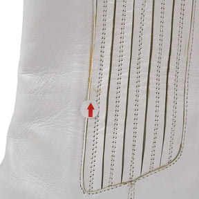 Mother of Pearl White Ankle Boots EU 40