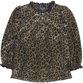 Wyse Metallic Leopard Print Mariam Top