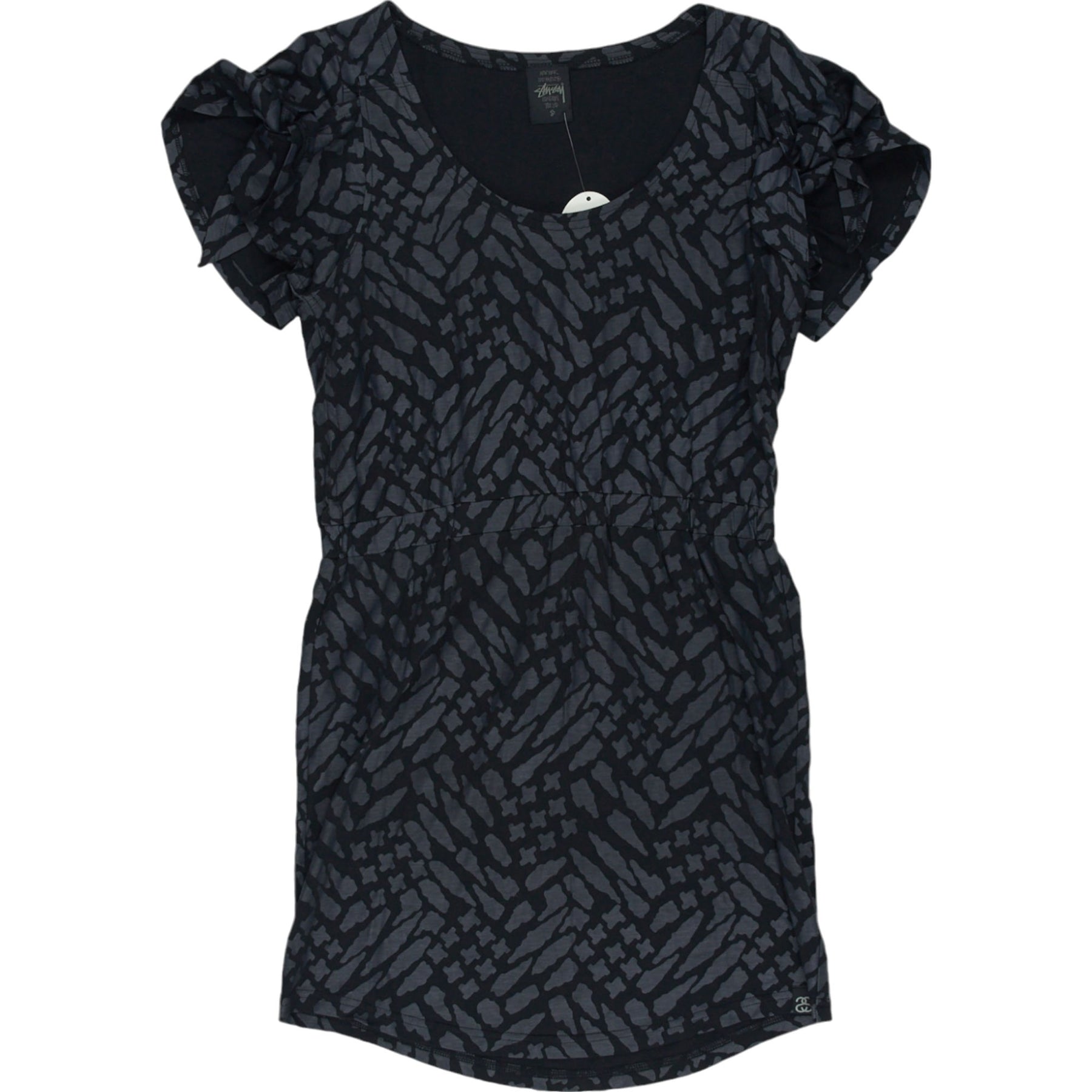 Stussy Black Pattern Dress