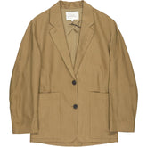 Studio Nicholson Beige Viscose Linen Blazer