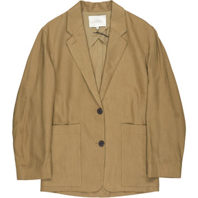 Studio Nicholson Beige Viscose Linen Blazer