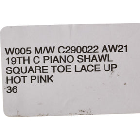 By Walid Pink 19th C Piano Shawl Trainers