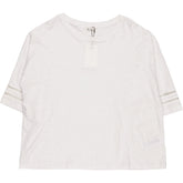 Hush White Lucie Lace Detail T-Shirt