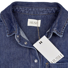 Hush Mid Blue Bella Maxi Denim Dress