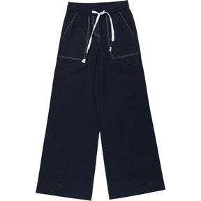 WYSE Navy Wide Leg Trousers