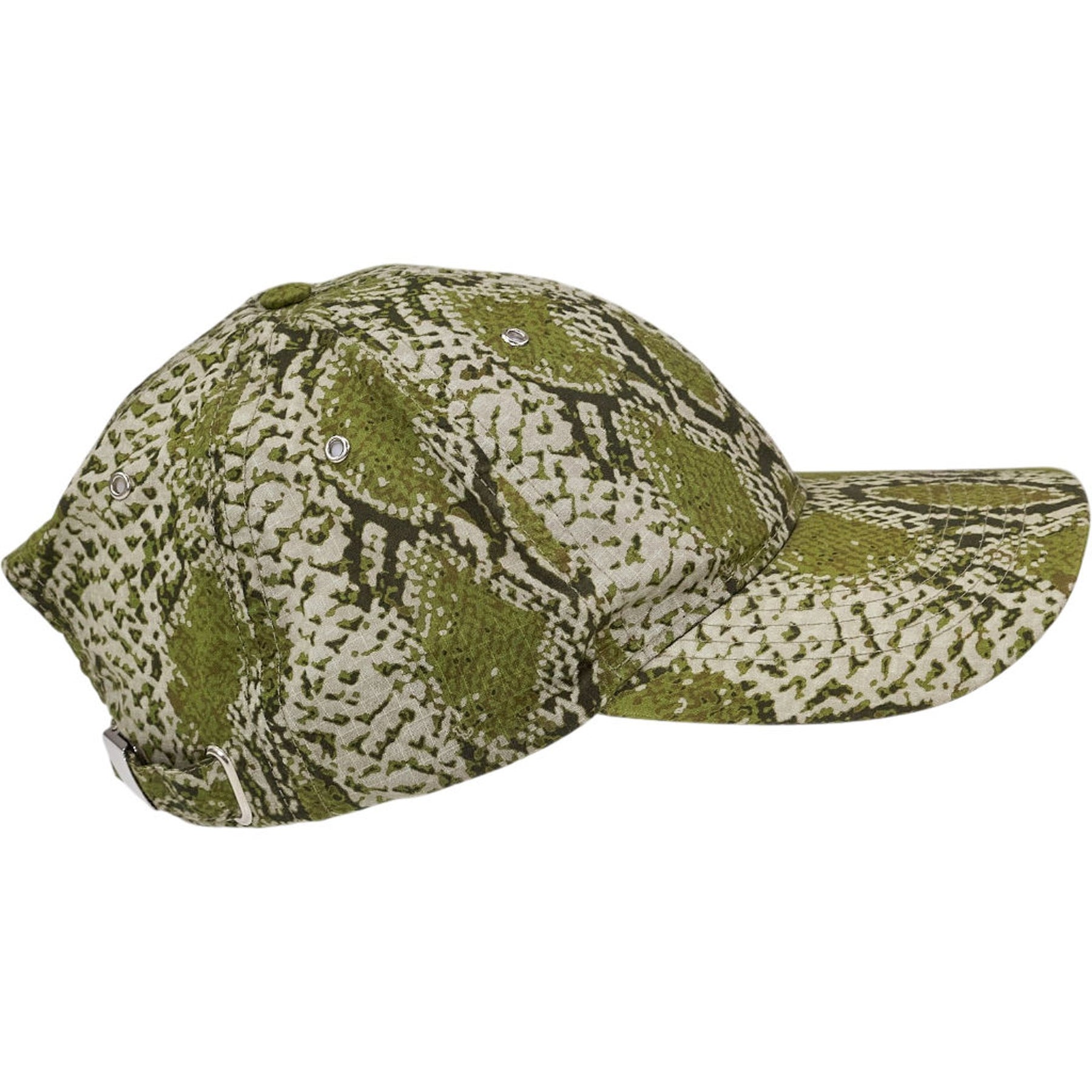 YMC Green Snakeskin Pattern Cap