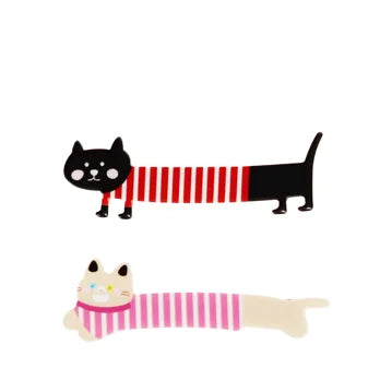 Hair clips (set of 2) - Cats