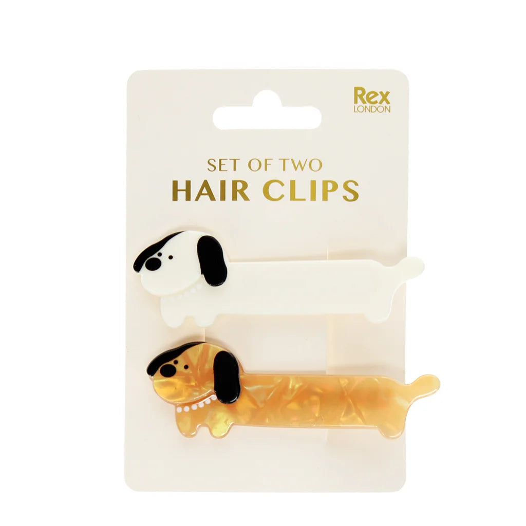 Hair clips (set of 2) - Dogs