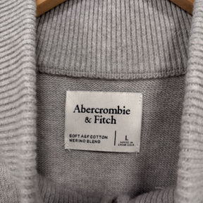 Abercrombie & Fitch Grey Merino Blend Jumper