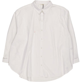 Hush White Oversize Cotton Shirt