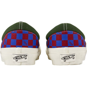 Vans Green Blue Checkered LX Era Reissue Trainers US 9
